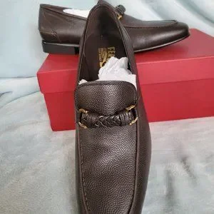 Salvatore Ferragamo Size 8.5 Chocolate brown $695 New Salvatore Ferragamo Dark Brown Mens Shoes Size 8.5  main image 2